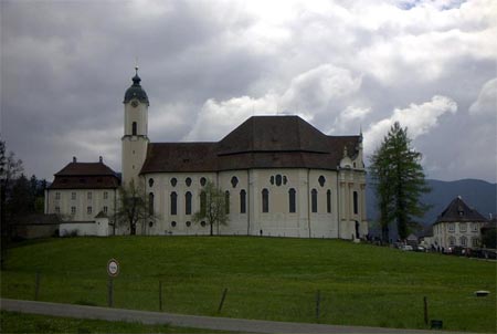 The pilgrimage church of Wies (German: Wieskirche)