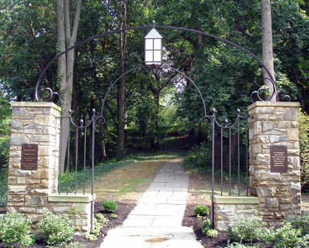 British Cultural Garden in Cleveland Ohio (photo by Dan Hanson) aka Shakespeare Garden