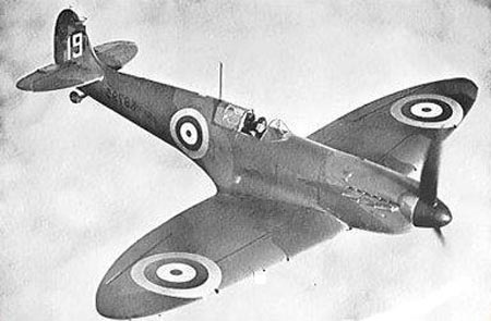 British Spitfire plane became famous during the Battle of Britain