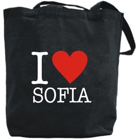 I love Sofia Bulgaria totebag