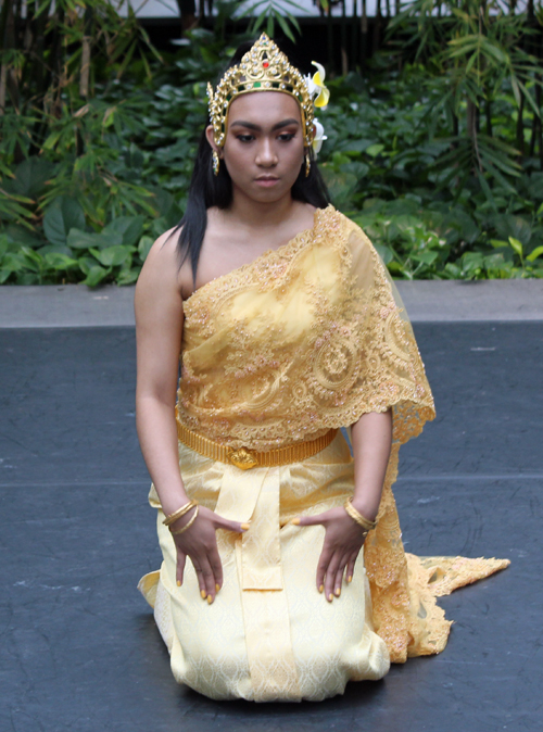 Nikki Noeuth performing traditional Cambodian dance