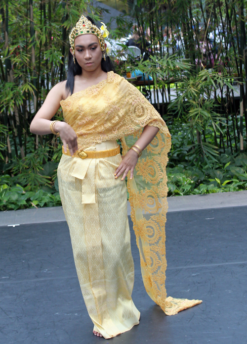 Nikki Noeuth performing traditional Cambodian dance