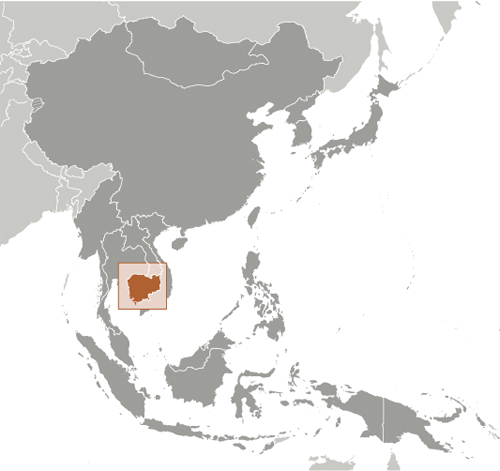 Map of Cambodia