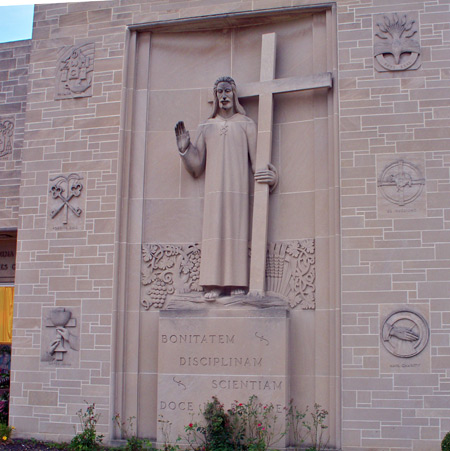 Statue of Jesus at Borromeo