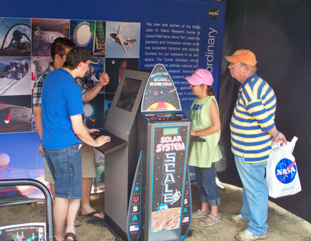 NASA Solar System game at the Fest