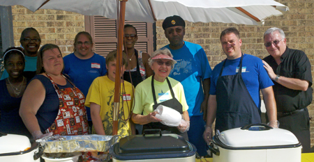 St Philomena barbecue crew