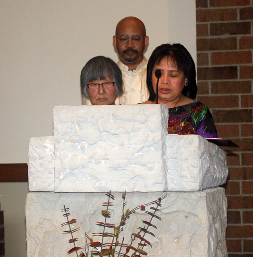 Prayers of the Faithful at Asian Catholic Mass in Cleveland