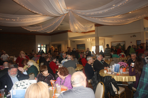 Crowd for Fr. Bob Begin