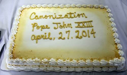 Cake for the canonization of Pope John XXIII