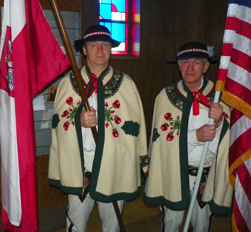 Polish costumes at St Barbara Church