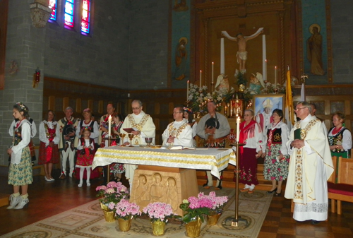 Mass at St Barbara Church