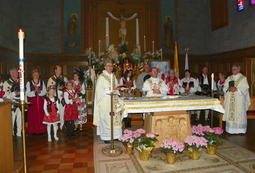 Mass at St Barbara Church