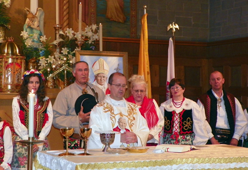 Mass at St Barbara Church