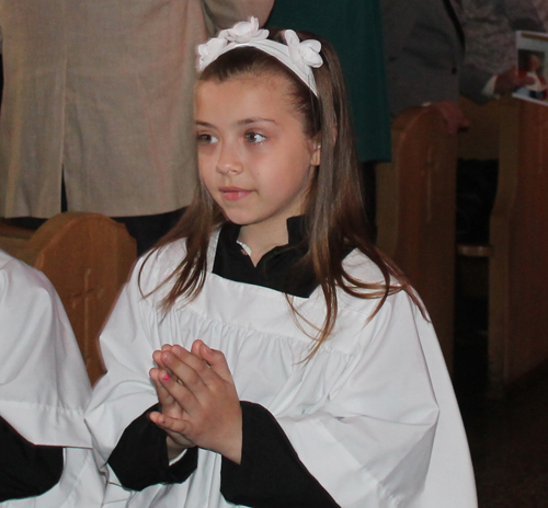 Processional into St Barbara Church 