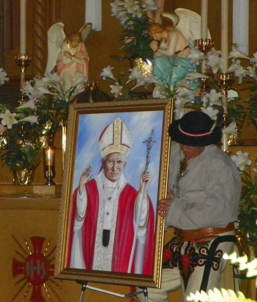 Processional into St Barbara Church 