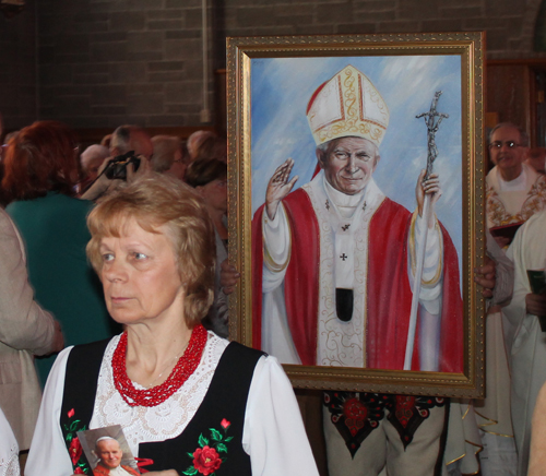 Processional into St Barbara Church 