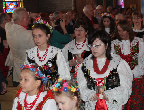 Processional into St Barbara Church 