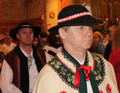 Recessional procession at St Barbara Church