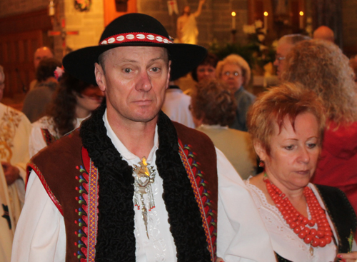 Recessional procession at St Barbara Church