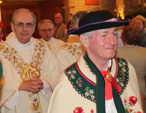 Recessional procession at St Barbara Church