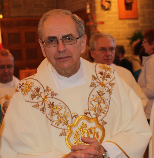 Recessional procession at St Barbara Church