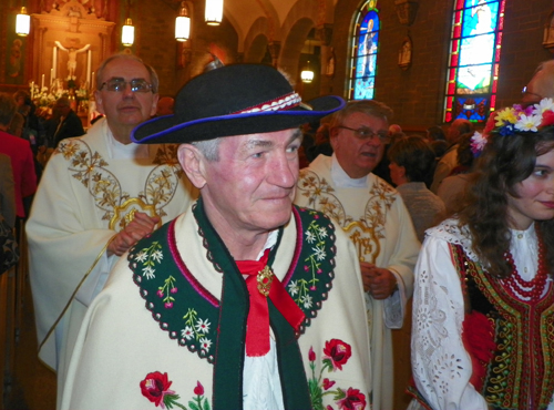 Recessional procession at St Barbara Church