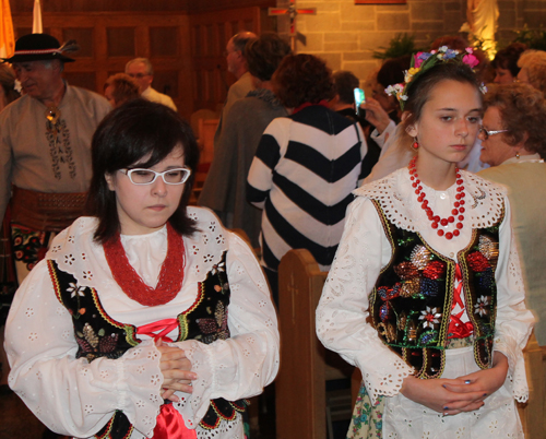 Recessional procession at St Barbara Church