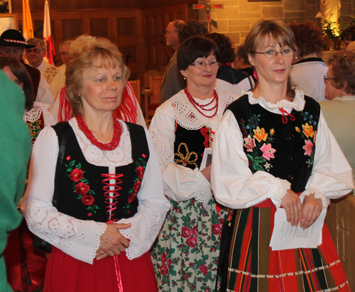 Recessional procession at St Barbara Church