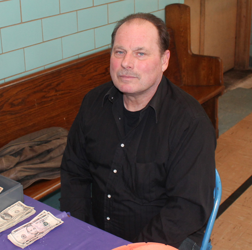 St Casimir volunteer Rich at the Parish Social Hall