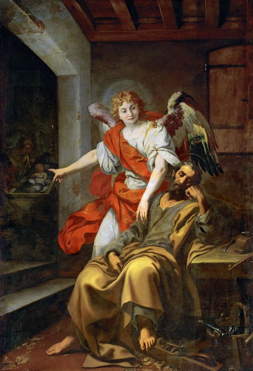 Dream of Flight - St. Jospeh by Daniele Crespi, 1625