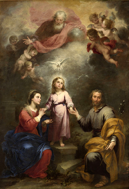 Holy Family wiht the Holy Spirit by Murillo