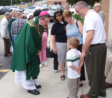 Bishop Richard Lennon at Christ the King Church