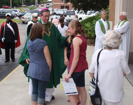 Bishop Richard Lennon at Christ the King Church