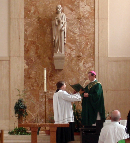 Bishop Richard Lennon at Christ the King Church