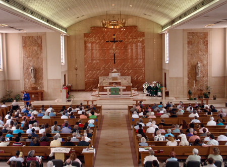 last Mass at Christ the King Church on Noble Road in East Cleveland Ohio 