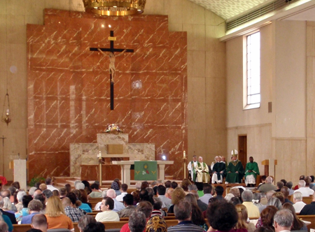 last Mass at Christ the King Church on Noble Road in East Cleveland Ohio 