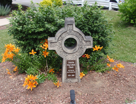 Cross outside Christ the King Church