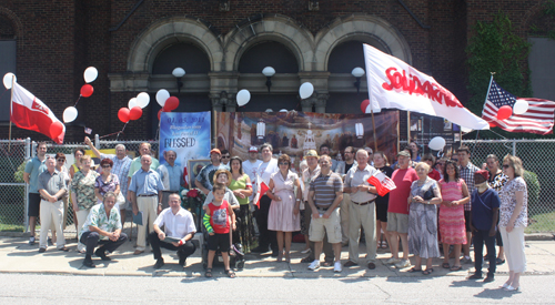 St Casimir Church supporters