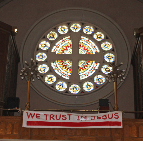 Choir loft at St Casimir Church