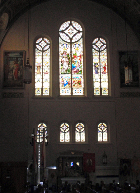 Inside of St Casimir Church in Cleveland