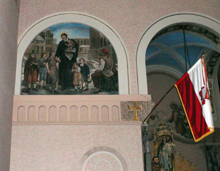 Inside of St Casimir Church in Cleveland