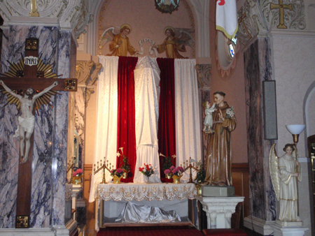 Inside of St Casimir Church in Cleveland