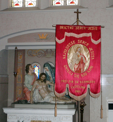 Inside St Casimir Church in Cleveland