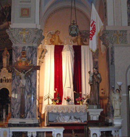 Inside St Casimir Church in Cleveland