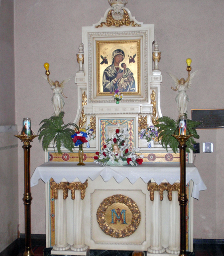 Inside St Casimir Church in Cleveland