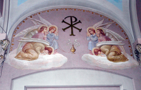 Inside of St Casimir Church in Cleveland
