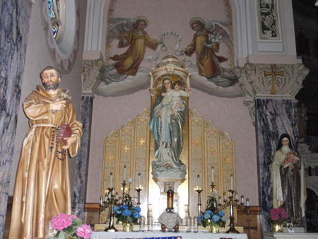 Inside of St Casimir Church in Cleveland