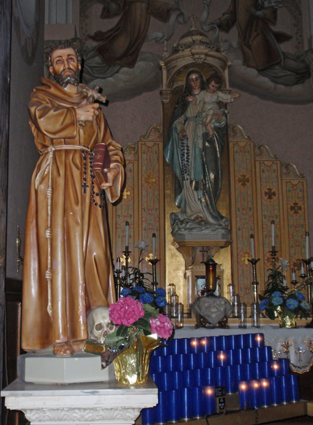 Inside of St Casimir Church in Cleveland