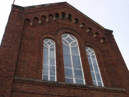 Outside of St Casimir Church in Cleveland Ohio