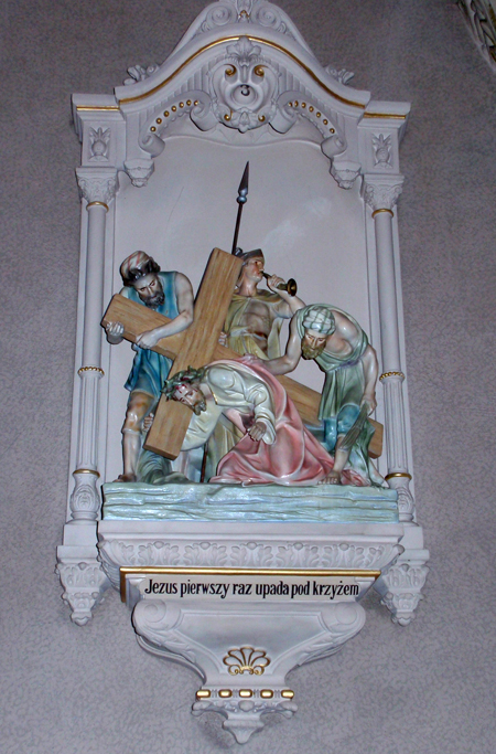 Stations of Cross Inside St Casimir Church in Cleveland